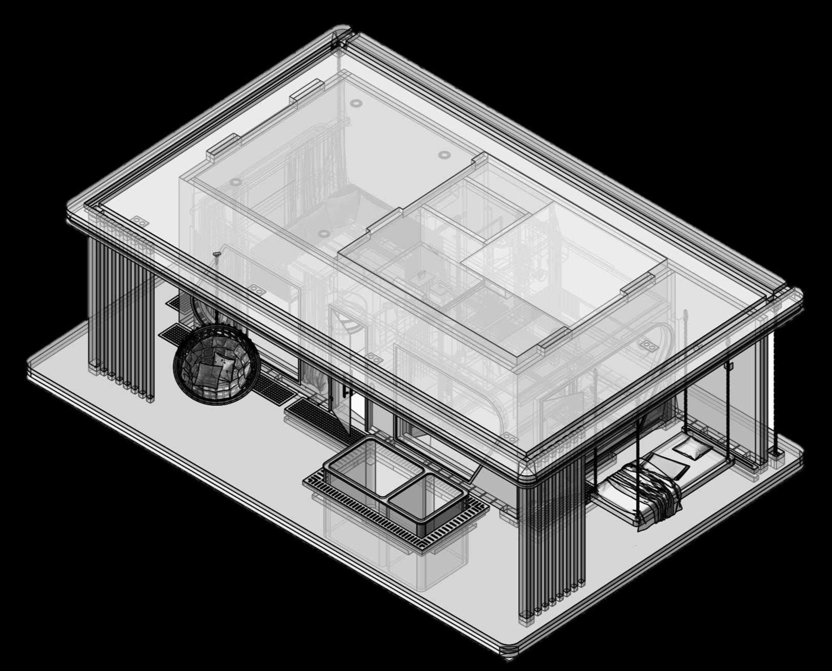 Wireframe конструкции ПАРУМ-СПА