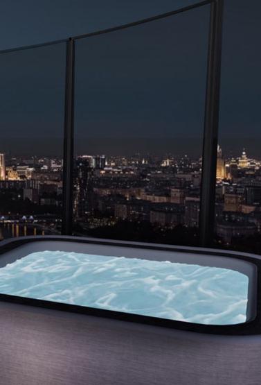Rooftop spa с видом на город