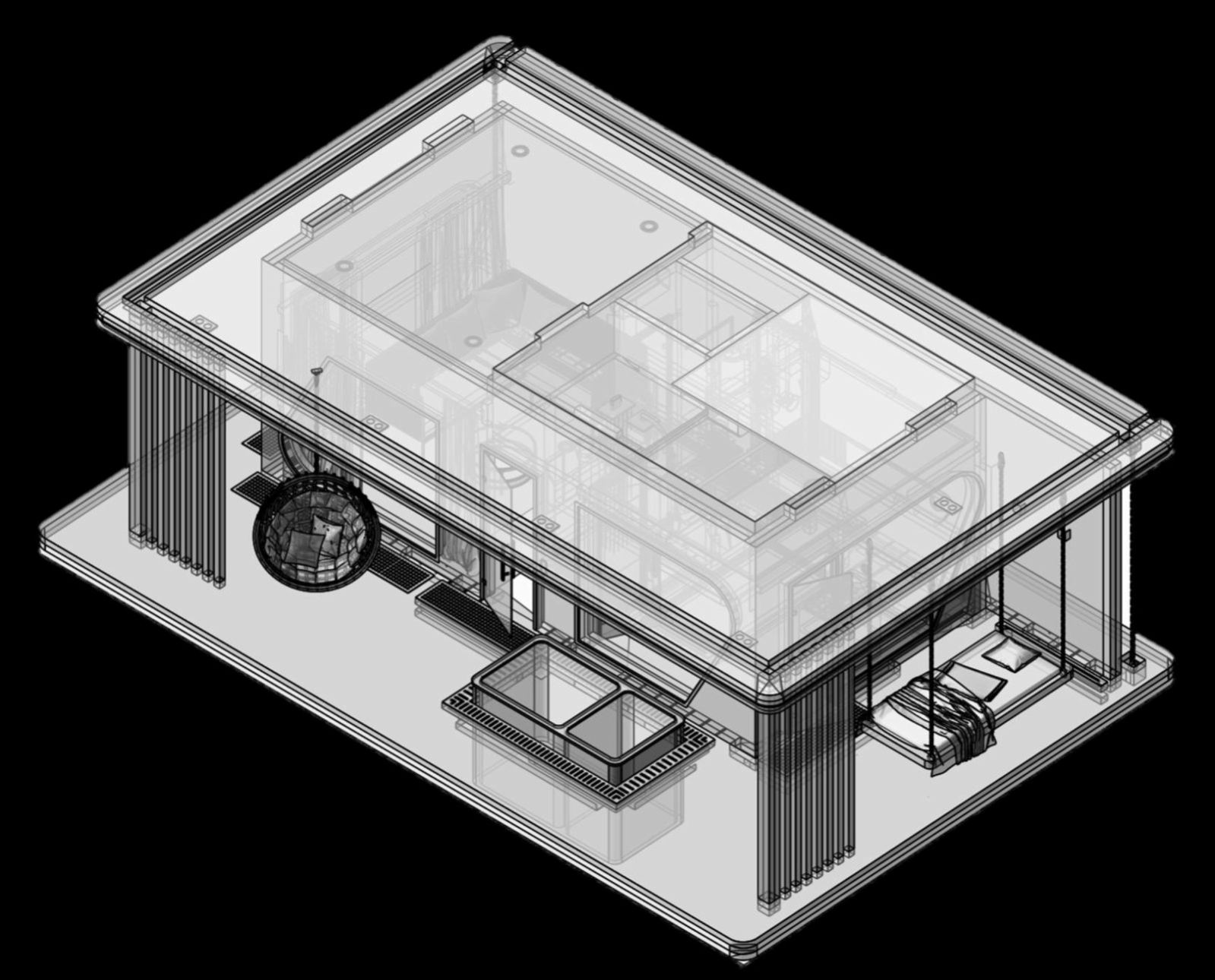 Wireframe конструкции ПАРУМ-СПА